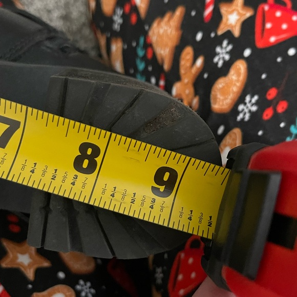 Zodiac black moto zipper buckle boots 6 - Picture 11 of 12